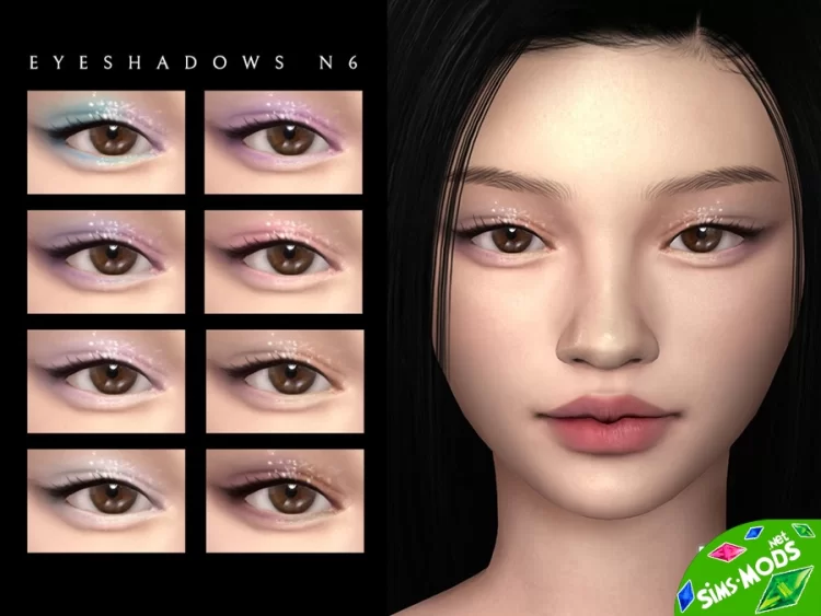 Тени Eyeshadows N6