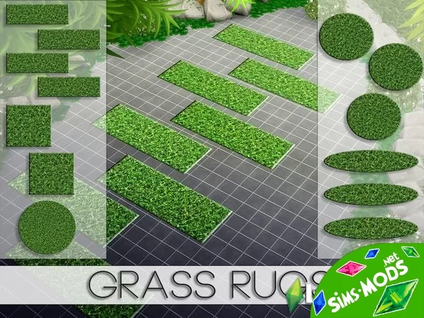 Grass Rugs от Pralinesims