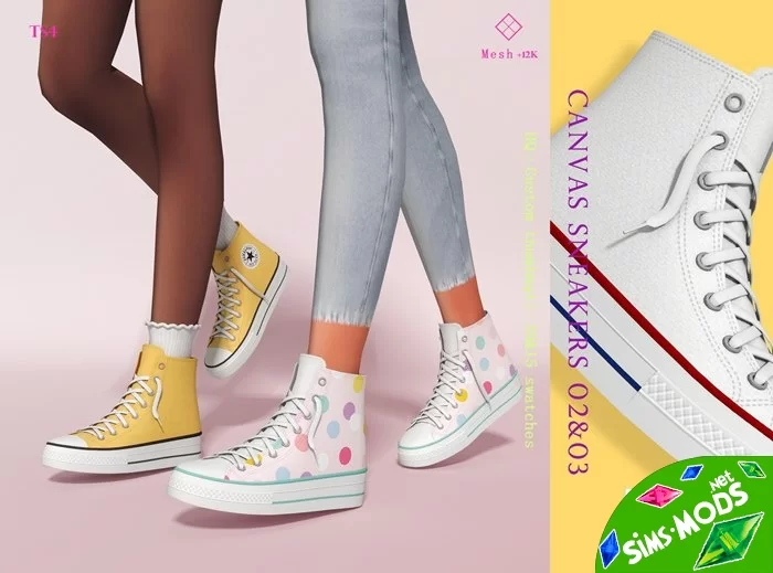 Кеды Canvas Sneakers от Jius-sims