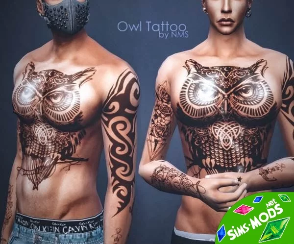 Owl Tattoo от NastenaMS