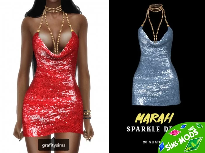 Платье Marah sparkle dress