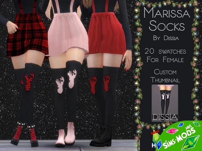 Чулки Holiday Wonderland - Marissa Socks