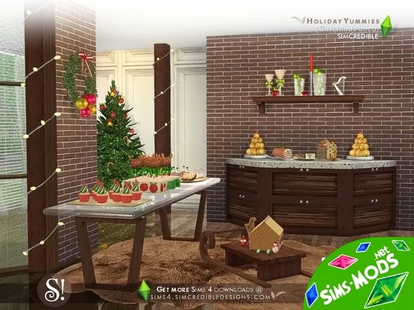 Декор Holiday Yummies decor only от SIMcredible