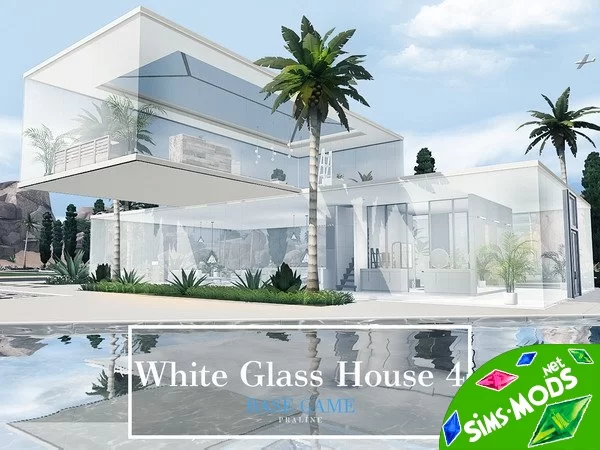 Дом White Glass House 4