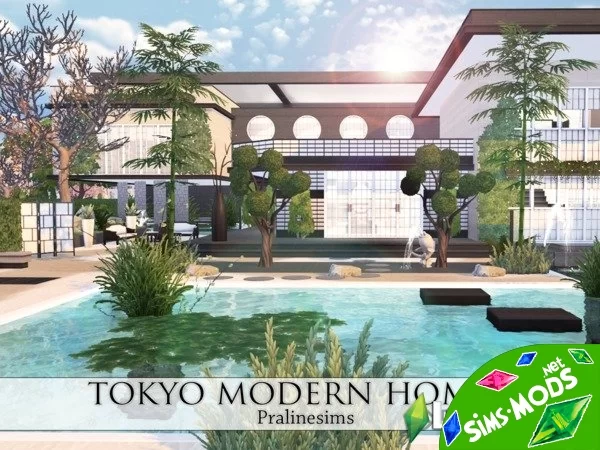 Дом Tokyo Modern от Pralinesims