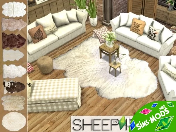 Коврики Sheep от Pralinesims