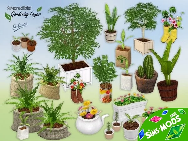 Растения Gardening Foyer от SIMcredible