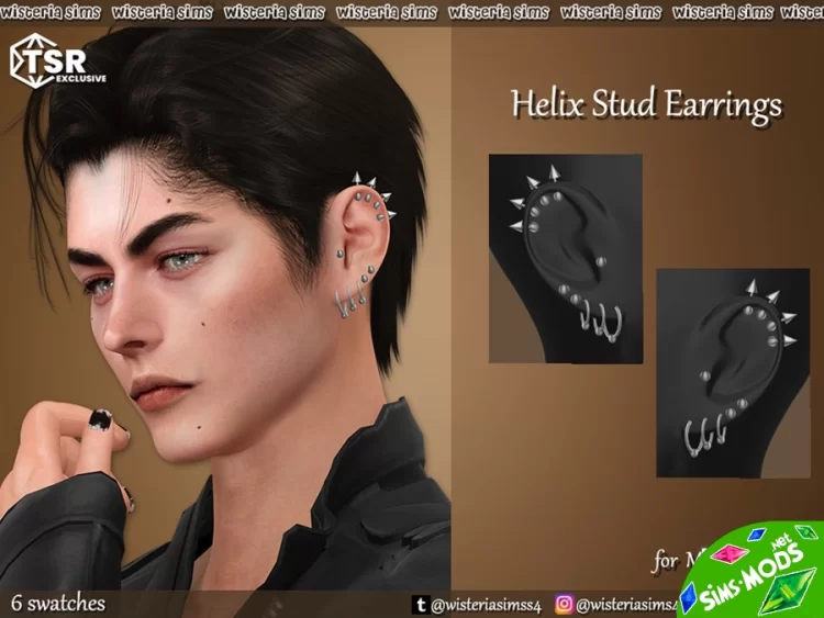 Серьги Helix Stud Earrings