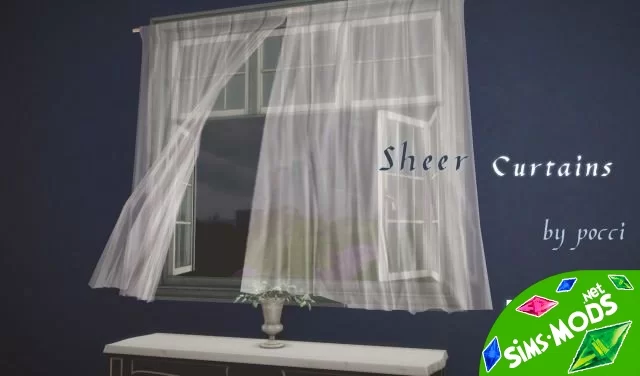 Шторы Sheer Curtains от Pocci
