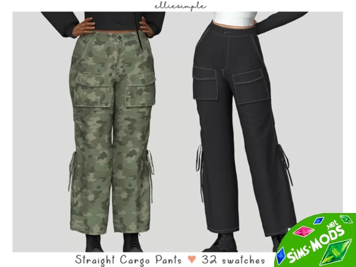 Брюки Straight Cargo Pants