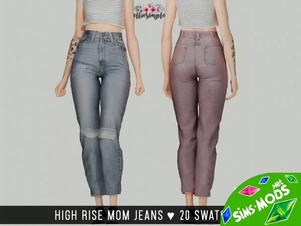 Джинсы High Rise Mom Jeans