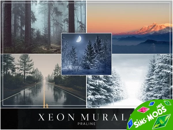 Картины XEON Murals от Pralinesims