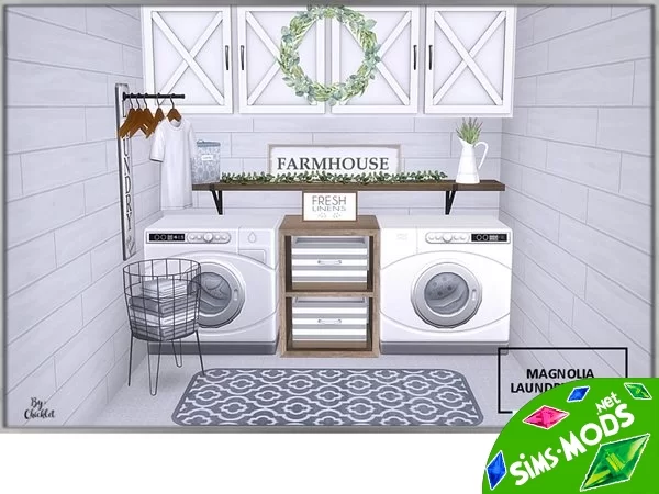 Прачечная Magnolia Laundry Room