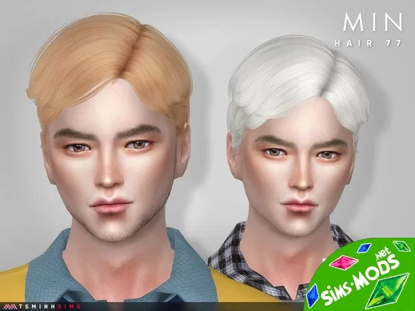 Прическа Min ( Hair 77 ) от TsminhSims