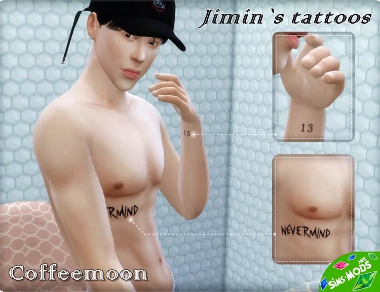 Татуировки Чимина (Jimin) от Coffeemoon