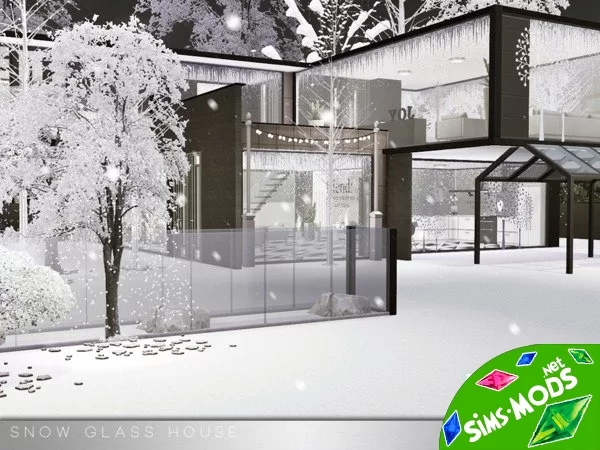 Дом Snow Glass от Pralinesims