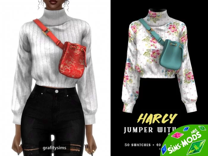 Джемпер Harly jumper with bag