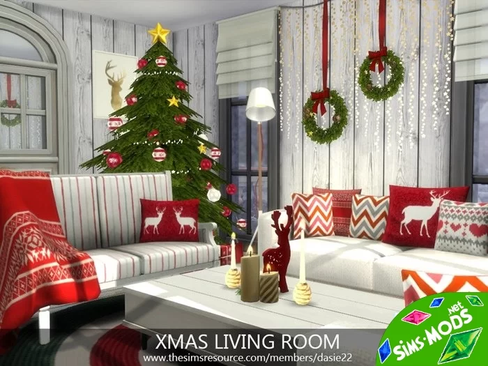 Гостиная XMAS LIVING ROOM