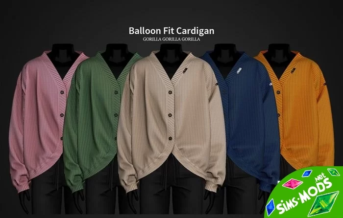 Кардиган Balloon Fit Cardigan