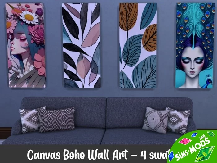 Картины Canvas Boho Wall Art