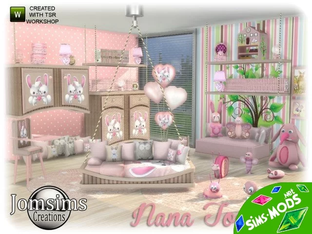 Nana toddlers bedroom от jomsims