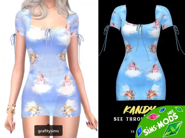 Платье Kandy see through dress