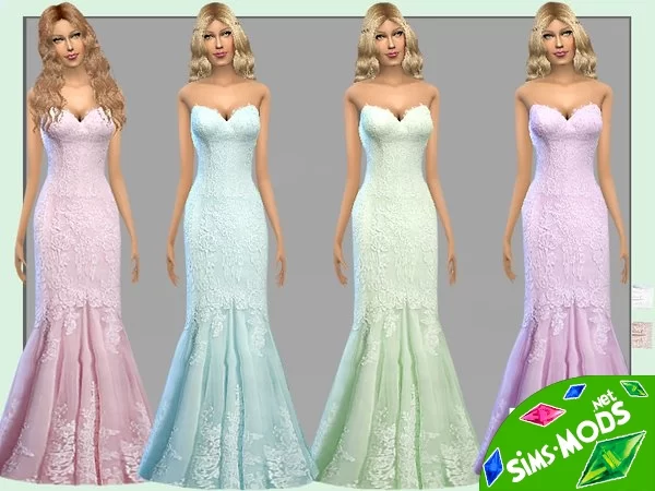 Платье Lace Mermaid от melisa inci