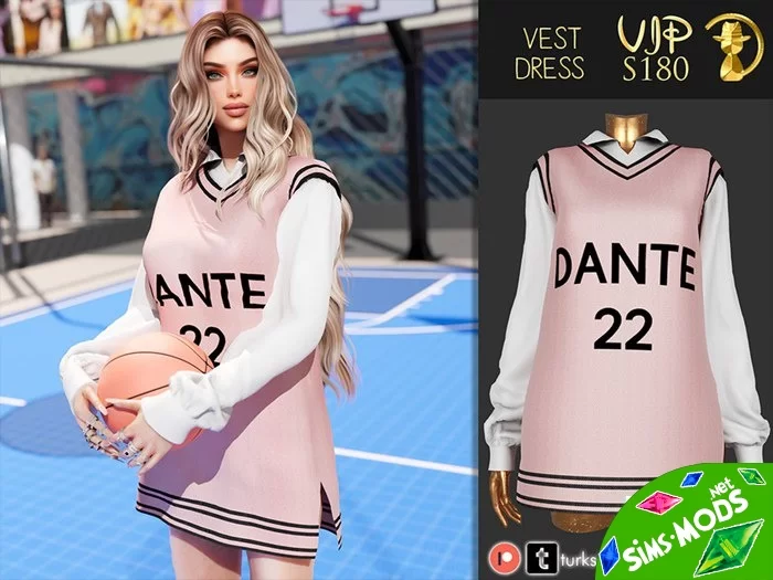 Платье Vest Dress S180