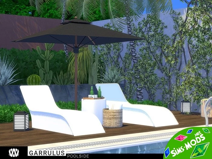 Шезлонг Garrulus Poolside