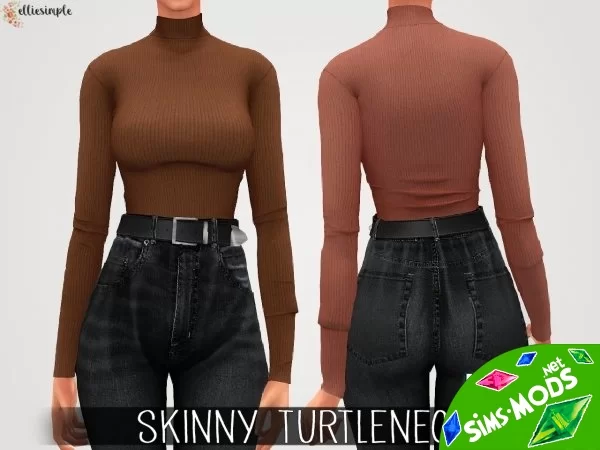 Водолазка Skinny Turtleneck от elliesimple